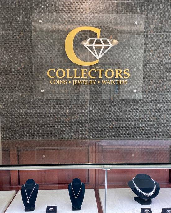 Collectors Huntington logo inside our store