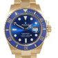 2022 UNWORN MINT Rolex Sunburst Blue Ceramic 126618 Yellow Gold 41 Watch Box
