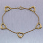 Tiffany & Co. Elsa Peretti 18k Yellow Gold Medium Open Heart Bracelet