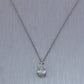 14k White Gold 0.60ctw Pear Shape Diamond 18" Necklace