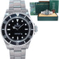 MINT Rolex Submariner No-Date 14060 Steel Black 40mm Watch Box
