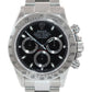 MINT 2012 Rolex Daytona 116520 Black Dial Steel Chronograph 40mm Watch Box
