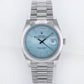 2022 NEW PAPERS Rolex Platinum President Glacier Blue 40mm Day Date 228206 Watch