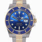 2019 Rolex Submariner Blue Ceramic 116613LB Two Tone Yellow Gold Watch Box