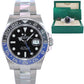 MINT 2022 Rolex 126710 BLNR GMT Master Batman Black Blue Oyster Ceramic Watch