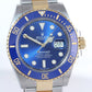 2022 NEW PAPERS Rolex Submariner 41mm Blue 126613LB Two Tone Gold Watch Box