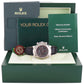 MINT Rolex Daytona 18k White Gold 116519 Slate Racing Dial Leather Watch Box