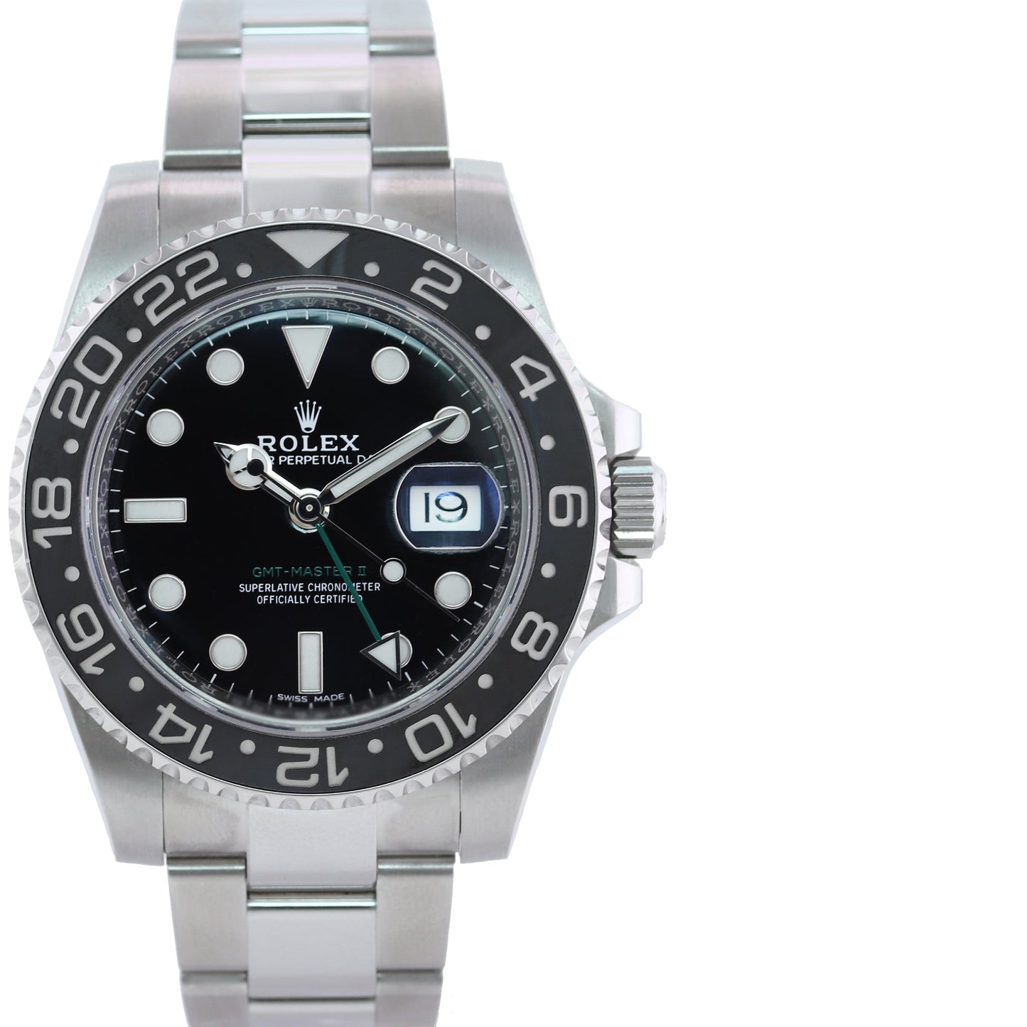 MINT 2017 PAPERS Rolex GMT Master II 116710 Steel Ceramic 40mm Black Watch Box