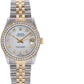 MINT Ladies Rolex 68273 Two Tone 18k Gold Steel 31mm Pearl Diamond Dial Bezel Watch