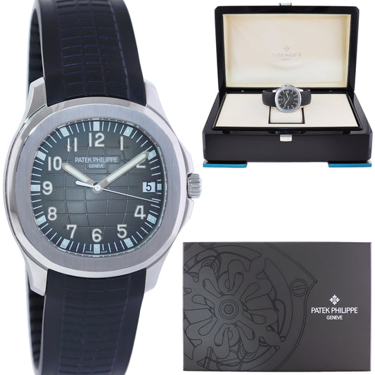 MINT 5167a Patek Philippe Aquanaut Steel Rubber Black Tropical Watch Box