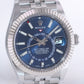 Copy of 2022 Rolex Sky-Dweller Steel BLUE Jubilee Fluted 42mm 326934 Watch Box