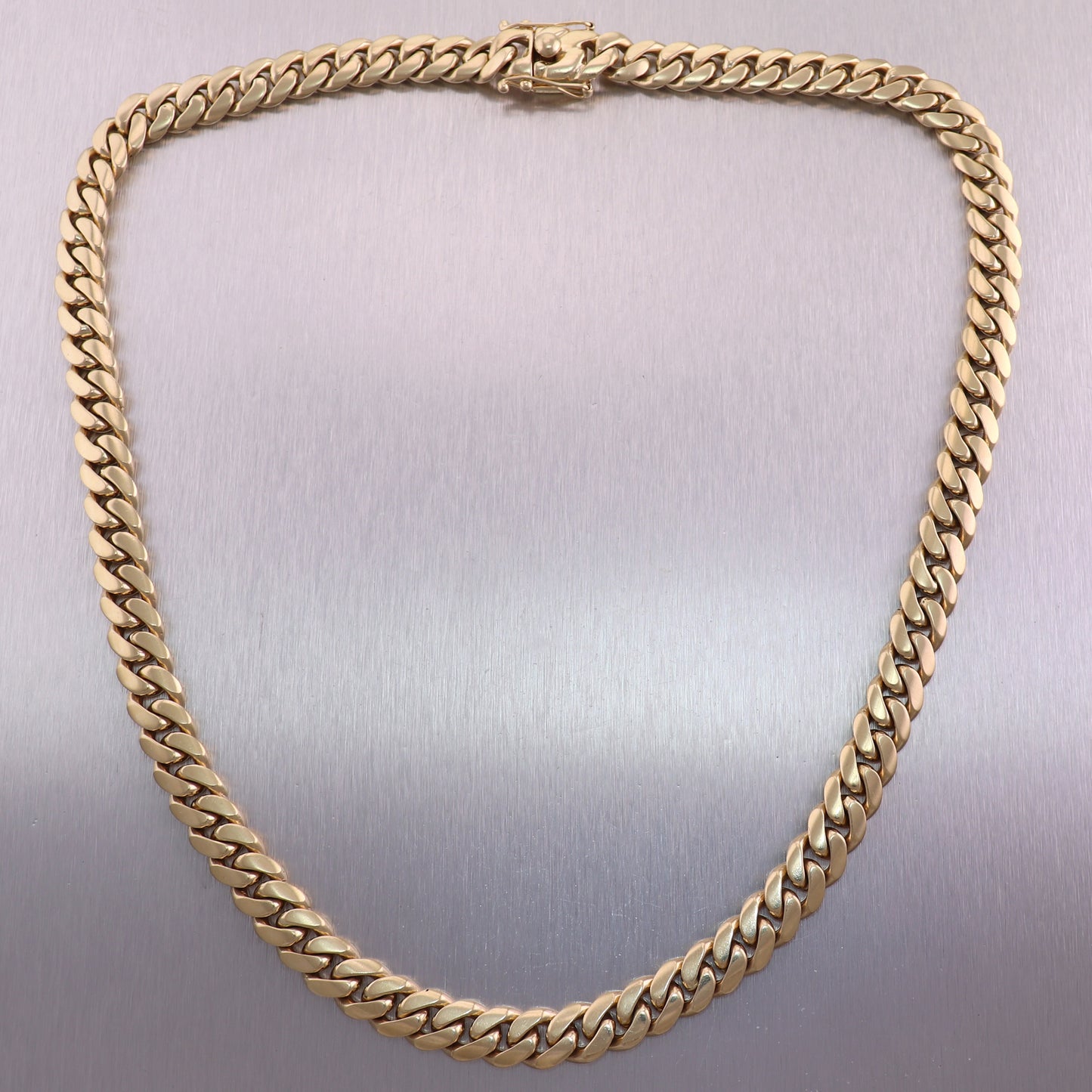 255g 14k Yellow Gold VIP Miami Cuban Link Chain 26.5" Necklace