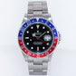 2000 PAPERS Rolex GMT-Master 2 II Pepsi Blue Red Steel  16710 40mm Watch Box