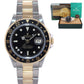 MINT Rolex GMT-Master 16713 Two-Tone Yellow Gold and Steel Black Dial Watch Box