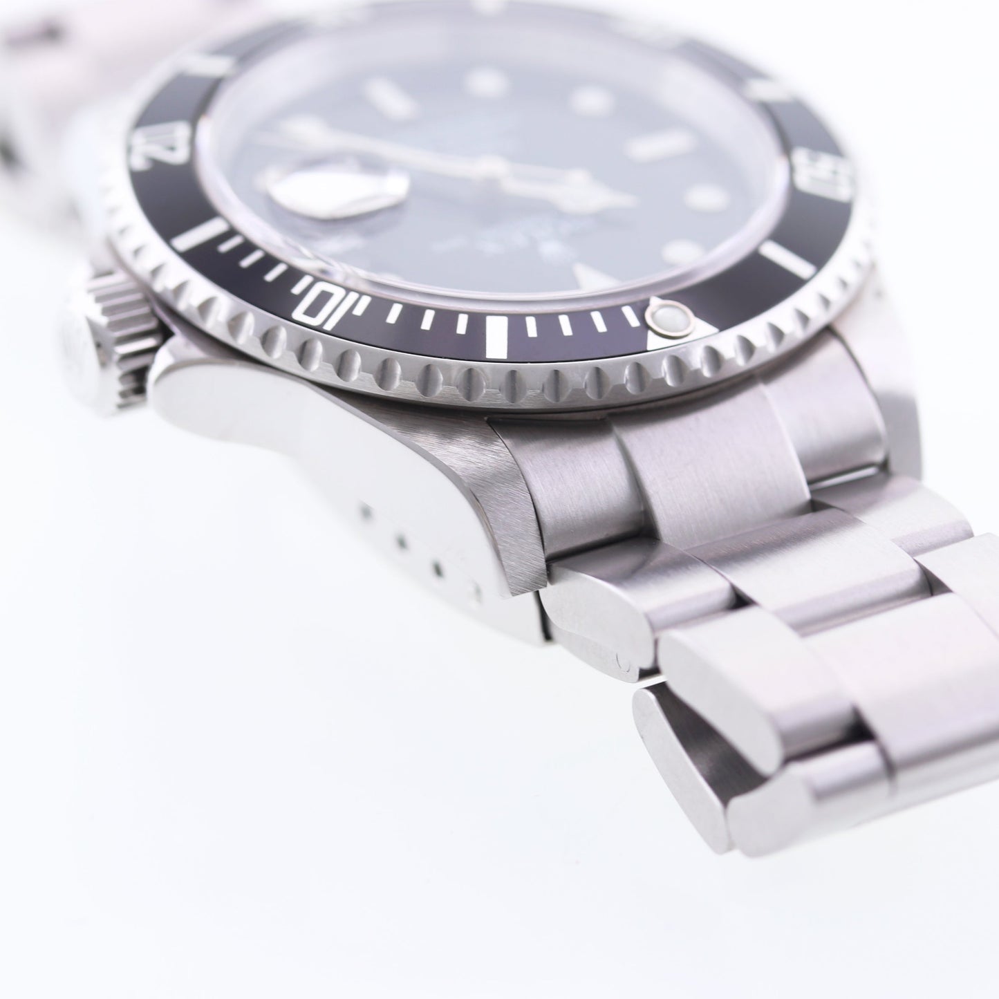 MINT PAPERS 2008 Rolex Submariner Date 16610 Steel Black Rehaut Watch Box
