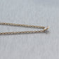 14k Yellow Gold 0.33ct Diamond By The Yard 18" Necklace