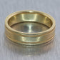 Men's Tiffany & Co. 18k Yellow Gold Milgrain Wedding Band Ring