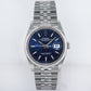 MINT 2021 PAPERS Rolex DateJust Blue Motif 126234 Steel White Gold Jubilee Watch
