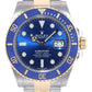 2022 MINT Rolex Submariner 41mm Blue 126613LB Two Tone Gold Steel Watch Box