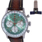 NEW 2022 PAPERS Breitling Navitimer B01 AB0139 Green Chronograph 41mm Watch