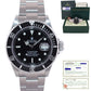 MINT PAPERS & RSC SERVICE Rolex Submariner Date 16610 Steel Black 40mm Watch Box