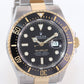 2022 NEW PAPERS 126603 Rolex Sea-Dweller 43mm Two-Tone Yellow Gold Watch