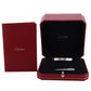 2021 Cartier 18k White Gold New Style Screw Love Bangle Bracelet Size 16 BP
