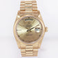 1999 MINT Rolex President Day Date Champagne 18238 Quick Set Yellow Gold Watch Box