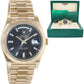 2022 NEW Rolex Day-Date 40 President 228238 Black Diamond Yellow Gold Watch Box