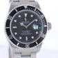 MINT 2008 ENGRAVED REHAUT Rolex Submariner Date 16610 Stainless Steel Black Watch