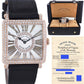 Franck Muller Master Square 33mm Factory Diamonds 18k Rose Gold Ref.6002 Box and Papers