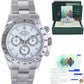 MINT 2007 PAPERS Rolex Daytona 116520 White Dial Chronograph Steel Watch Box
