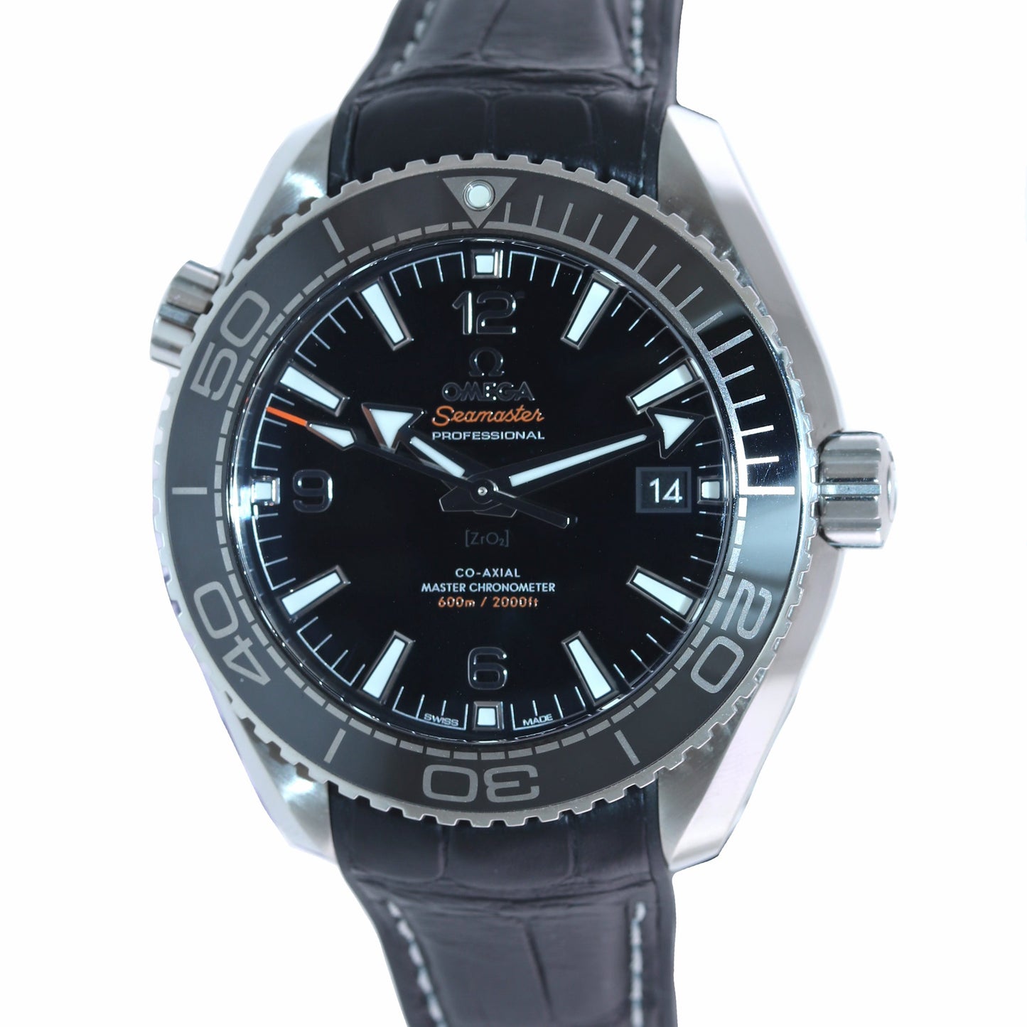 2022 PAPERS Omega Seamaster Planet Ocean 215.33.44.21.01.001 Ceramic Black Watch