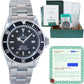 PAPERS Rolex Sea-Dweller Steel 16600 Black Dial Date 40mm Watch Kit Box