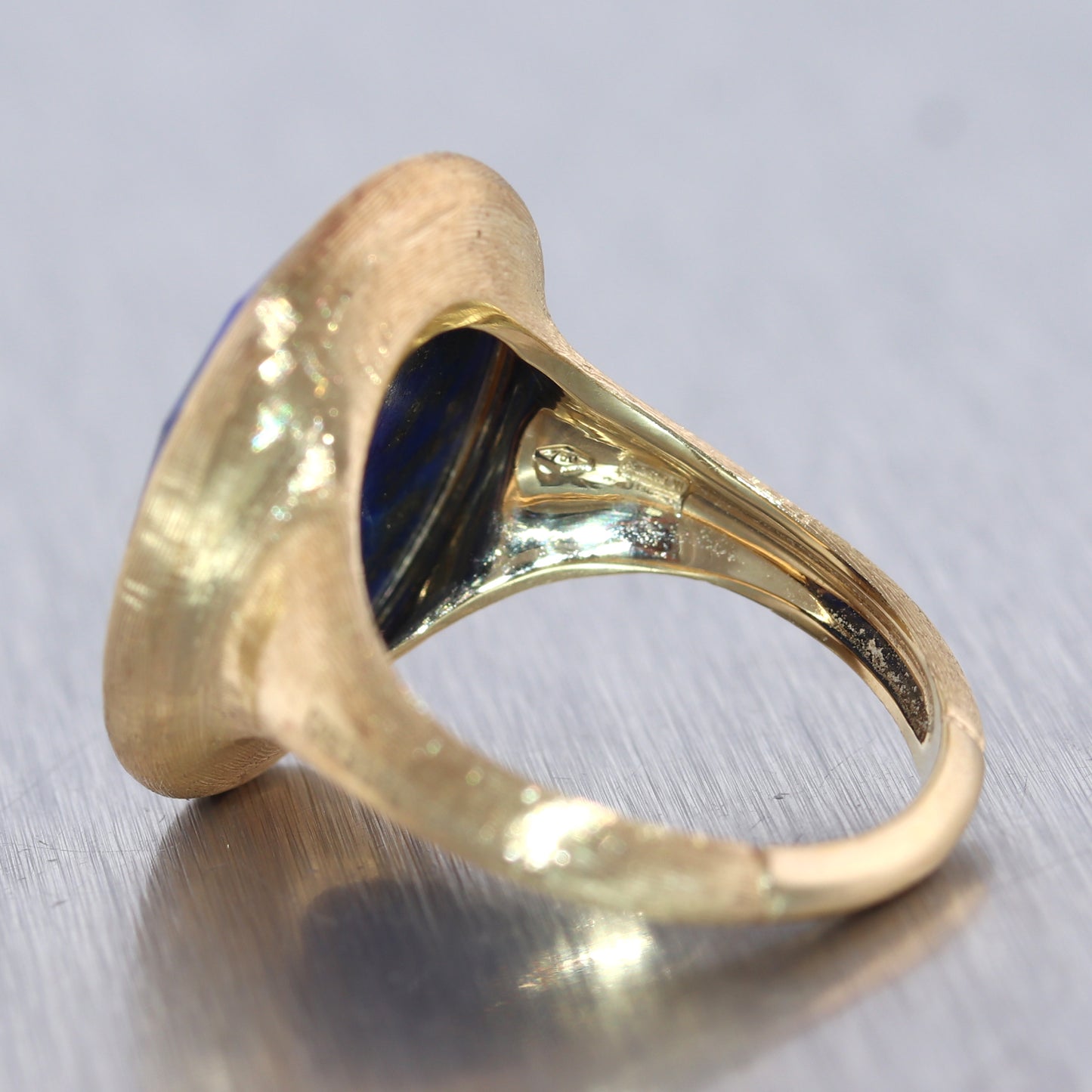 Marco Bicego 18k Yellow Gold Lunaria Lapis Lazuli Ring
