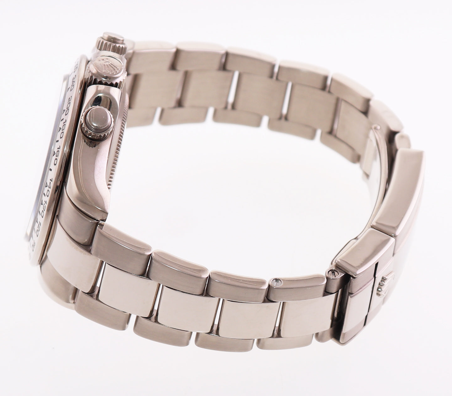 MINT 2012 Rolex Daytona Black Diamond 116509 White Gold Chronograph Watch