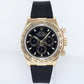 MINT Rolex Daytona Black Stick Rubber B 116518 Yellow Gold 40mm Watch Box
