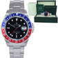 MINT 2005 Rolex GMT-Master 2 Pepsi 40mm Steel 16710 NO HOLES Black Watch Box