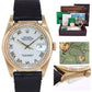 MINT PAPERS Rolex DateJust 16238 Yellow Gold White Roman Leather Watch Box
