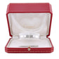 Cartier 18k White Gold Old Style Love Bangle Bracelet Size 17 Box