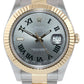 2014 Rolex Datejust 2 Wimbledon Slate Roman 116333 Two-Tone Gold Watch Box