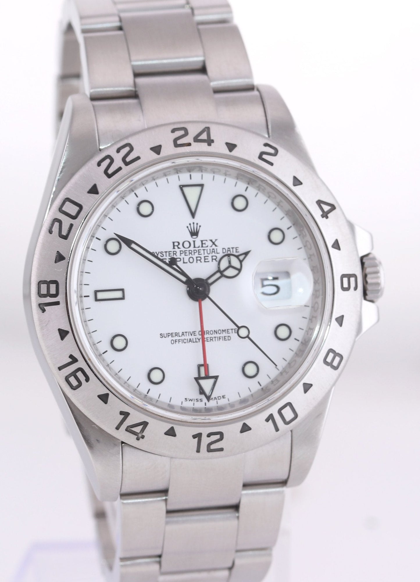 2009 ENGRAVED REHAUT Rolex Explorer II 16570 Polar 40mm Date 3186 Watch Box