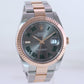 DEC 2021 NEW PAPERS Rolex DateJust 41 126331 Wimbledon Rose Gold Two-Tone Watch