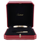 2020 Cartier 18k Yellow Gold 10 Diamond Love Bangle Bracelet Size 17 B+P