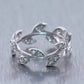 Tiffany & Co. Paloma Picasso 18k White Gold 0.28ctw Diamond Olive Leaf Ring