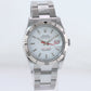 Rolex DateJust Turn-O-Graph 116264 Steel White Gold Fluted Bezel Red Hand Watch
