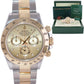 MINT Rolex Daytona 116523 Chronograph Champagne Steel Gold Two Tone Watch