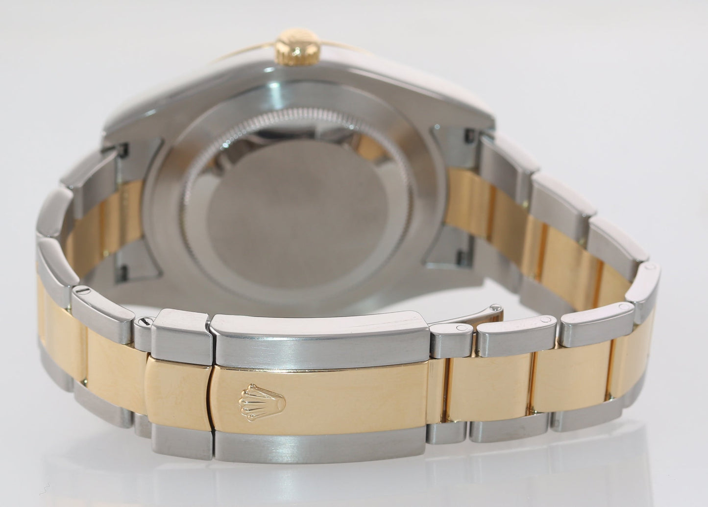 2014 Rolex Datejust 2 Wimbledon Slate Roman 116333 Two-Tone Gold Watch Box