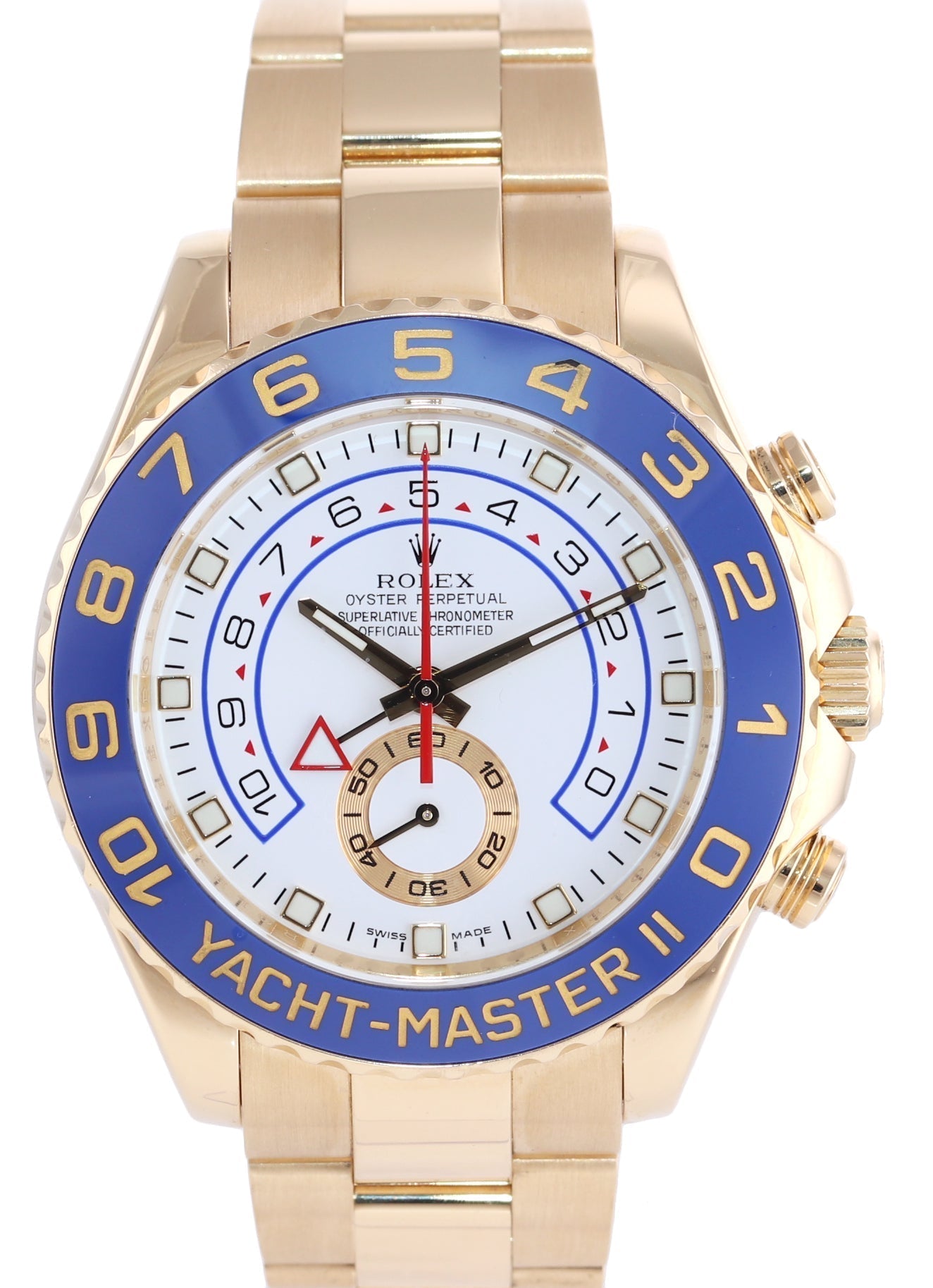 Rolex Yacht-Master 2 18K Yellow Gold 116688 44mm Regatta Watch Box