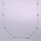 Modern 14k White Gold 1.80ctw Diamonds By The Yard 18" Necklace
